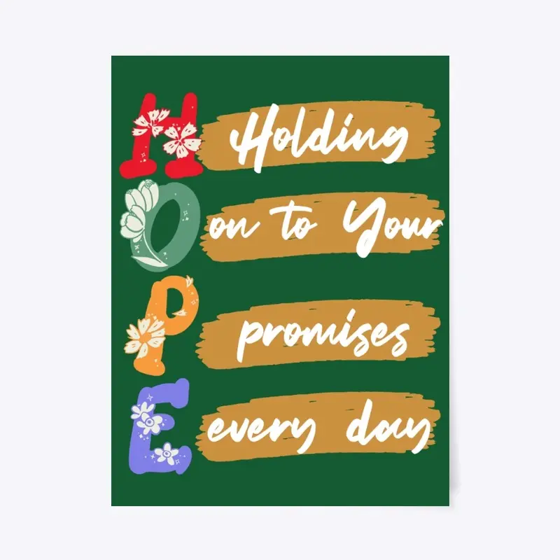 Holding On to Promises Everyday Acronym